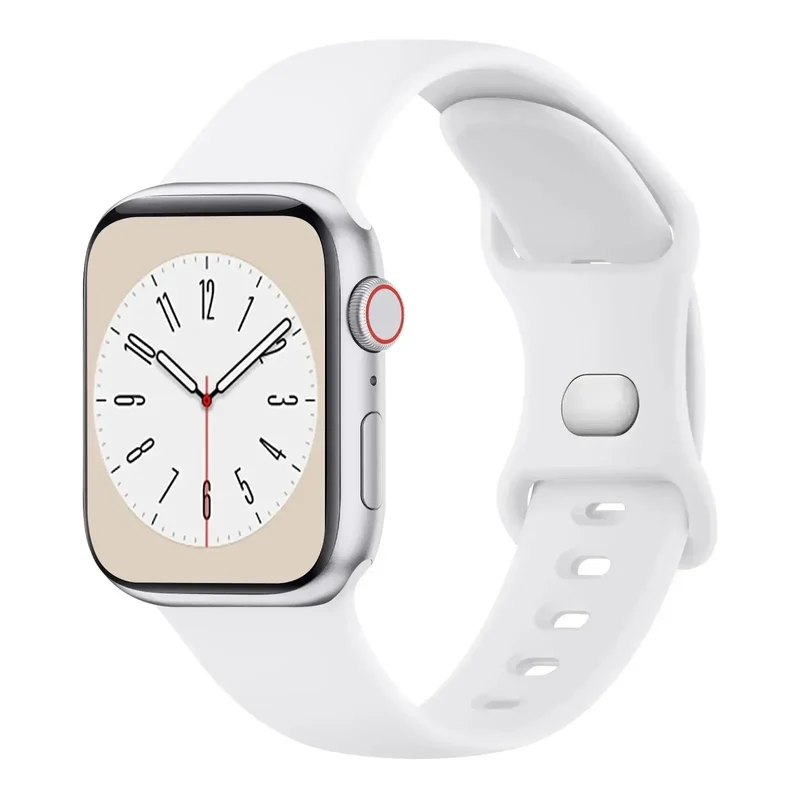 Siliconen Smartwatch Bandje – Ademend Flexibel Horlogeband Verstelbaar Comfortabel – Voor Alle Pols Maten | Sansoti