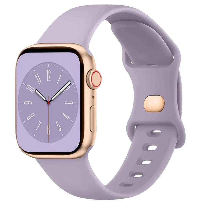 Siliconen Smartwatch Bandje – Ademend Flexibel Horlogeband Verstelbaar Comfortabel – Voor Alle Pols Maten | Sansoti