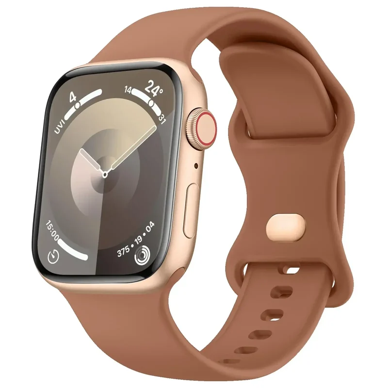 Siliconen Smartwatch Bandje – Ademend Flexibel Horlogeband Verstelbaar Comfortabel – Voor Alle Pols Maten | Sansoti