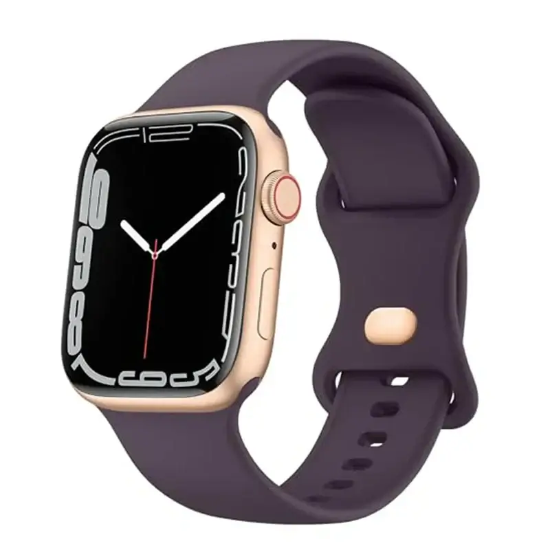Siliconen Smartwatch Bandje – Ademend Flexibel Horlogeband Verstelbaar Comfortabel – Voor Alle Pols Maten | Sansoti