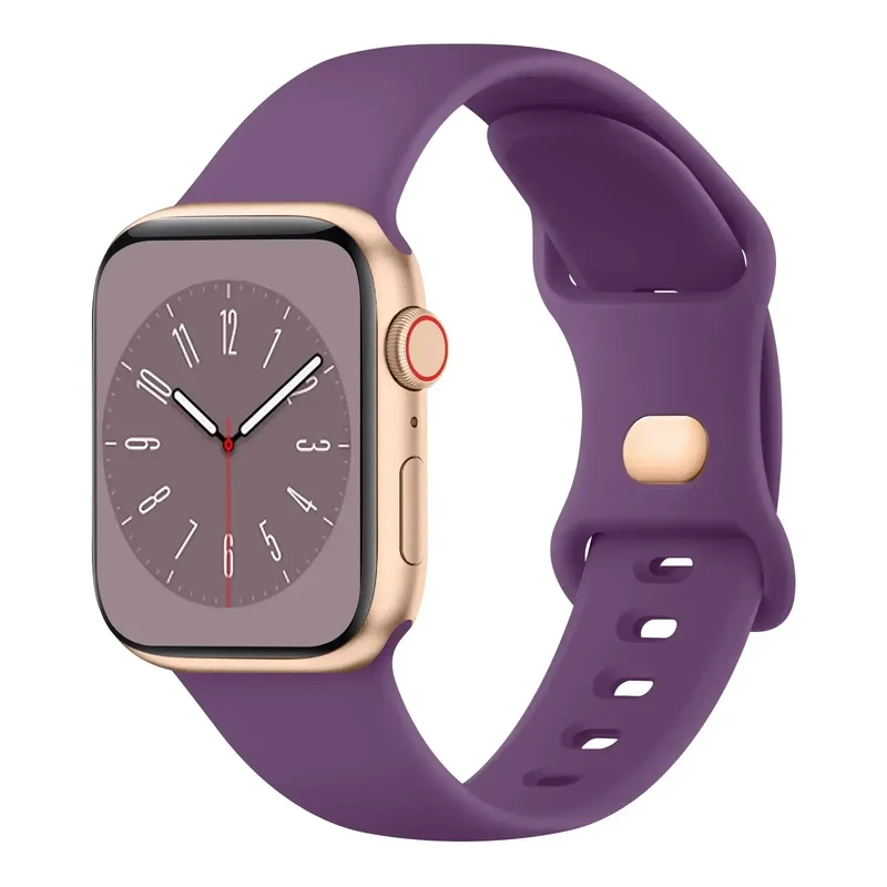 Siliconen Smartwatch Bandje – Ademend Flexibel Horlogeband Verstelbaar Comfortabel – Voor Alle Pols Maten | Sansoti