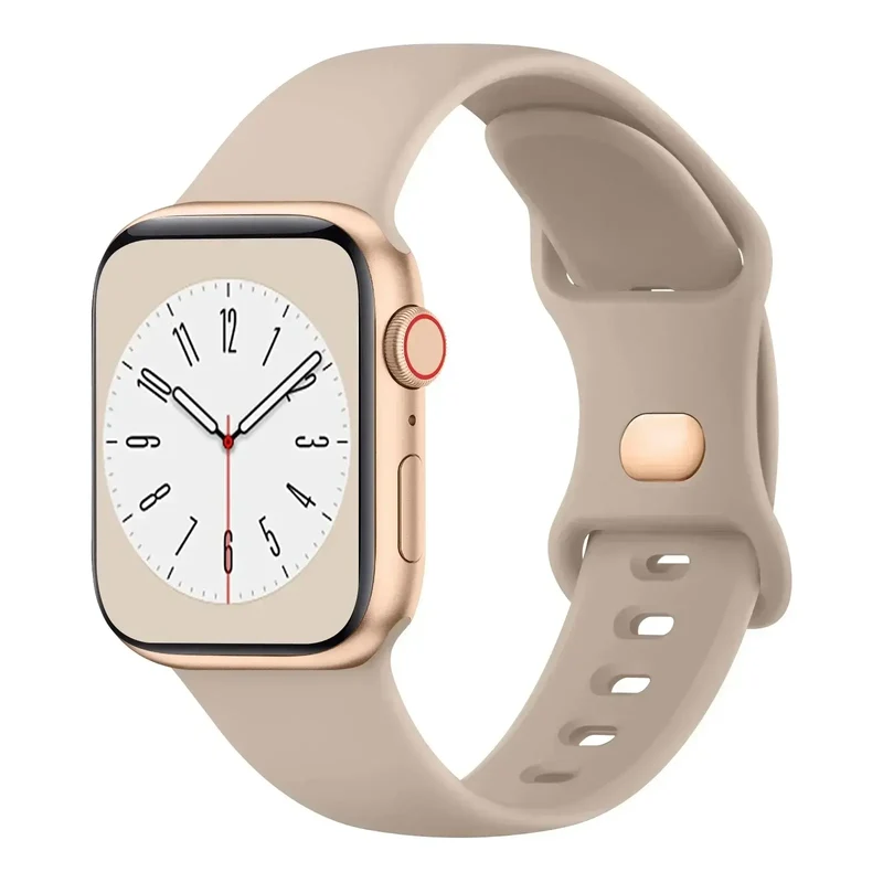 Siliconen Smartwatch Bandje – Ademend Flexibel Horlogeband Verstelbaar Comfortabel – Voor Alle Pols Maten | Sansoti