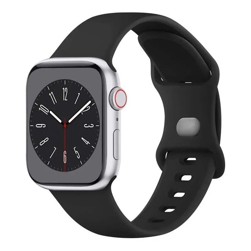 Siliconen Smartwatch Bandje – Ademend Flexibel Horlogeband Verstelbaar Comfortabel – Voor Alle Pols Maten | Sansoti