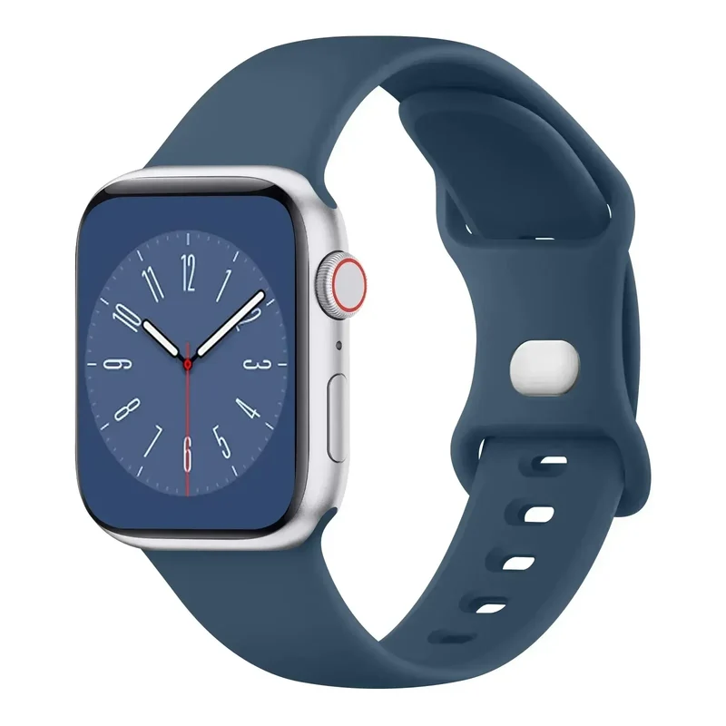 Siliconen Smartwatch Bandje – Ademend Flexibel Horlogeband Verstelbaar Comfortabel – Voor Alle Pols Maten | Sansoti