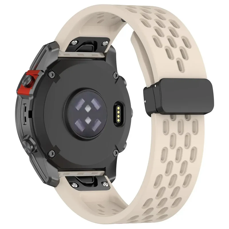 Siliconen Smartwatchband Ademend QuickFit Sport Polsband Vervanging 20mm 22mm 26mm Horloge Accessoire | Sansoti