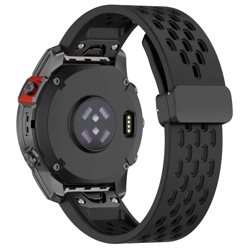 Siliconen Smartwatchband Ademend QuickFit Sport Polsband Vervanging 20mm 22mm 26mm Horloge Accessoire | Sansoti