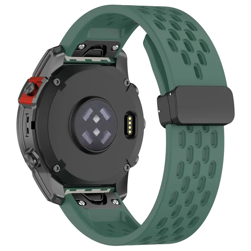 Siliconen Smartwatchband Ademend QuickFit Sport Polsband Vervanging 20mm 22mm 26mm Horloge Accessoire | Sansoti
