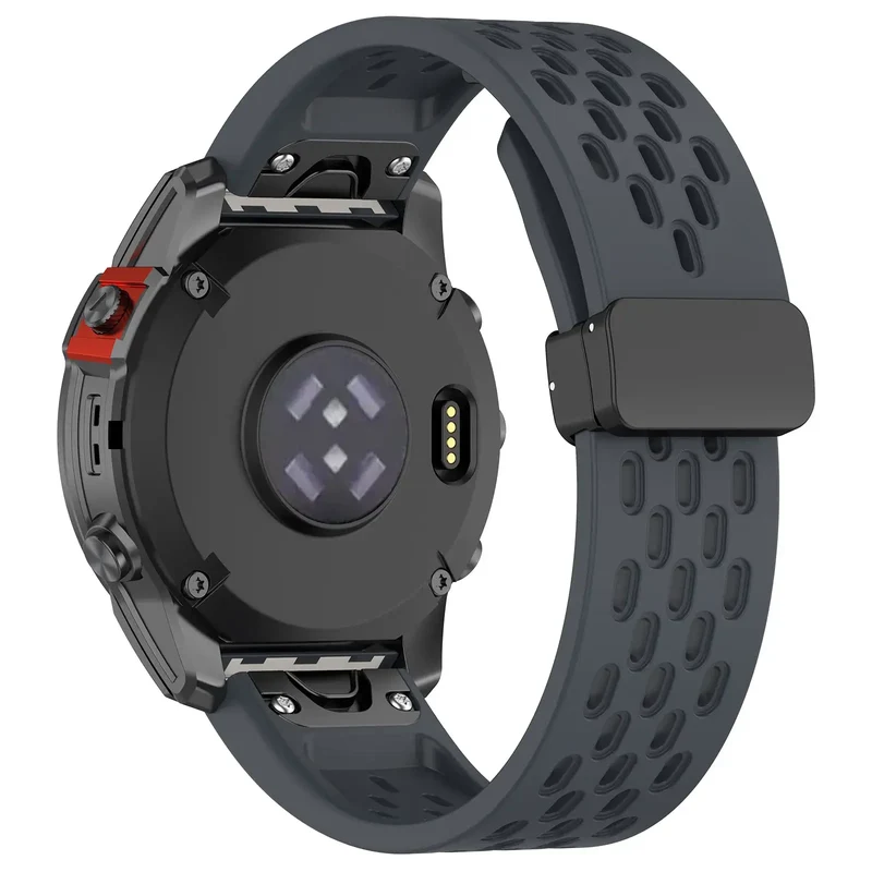 Siliconen Smartwatchband Ademend QuickFit Sport Polsband Vervanging 20mm 22mm 26mm Horloge Accessoire | Sansoti
