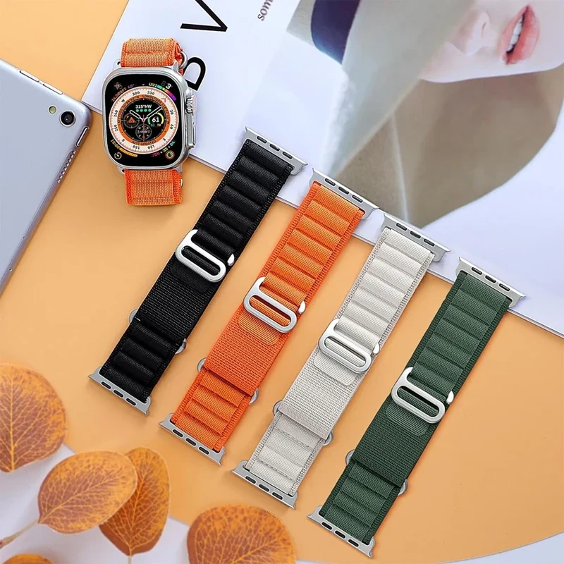 Nylon Horlogeband Sportief Alpine Loop Verstelbaar Smartwatch Bandje voor Outdoor Activiteiten en Dagelijks Gebruik | Sansoti