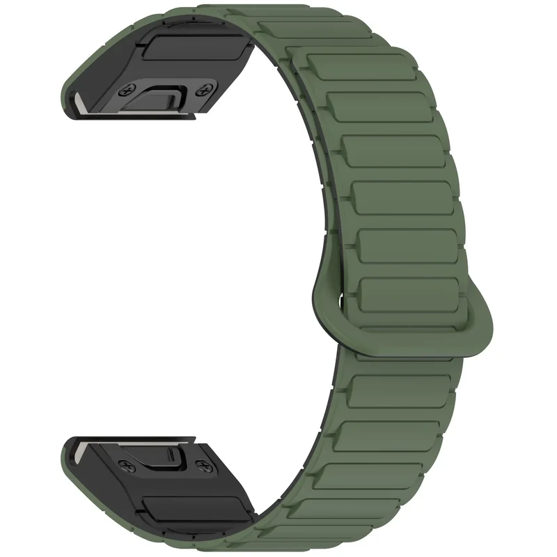 Magnetische Siliconen Smartwatch Band 20mm 22mm 26mm Verstelbaar Sportarmband Waterdicht Comfortabel Horloge | Sansoti