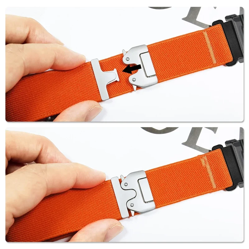 Nylon Smartwatch Bandje 22-26mm Militair Design Verstelbaar Unisex Polsband Sportief Universeel Compatibel | Sansoti