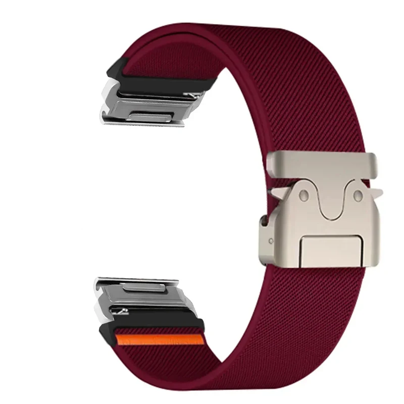 Nylon Smartwatch Bandje 22-26mm Militair Design Verstelbaar Unisex Polsband Sportief Universeel Compatibel | Sansoti