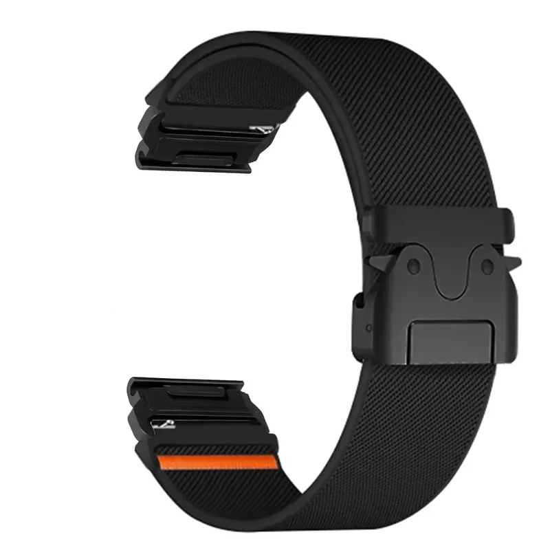 Nylon Smartwatch Bandje 22-26mm Militair Design Verstelbaar Unisex Polsband Sportief Universeel Compatibel | Sansoti