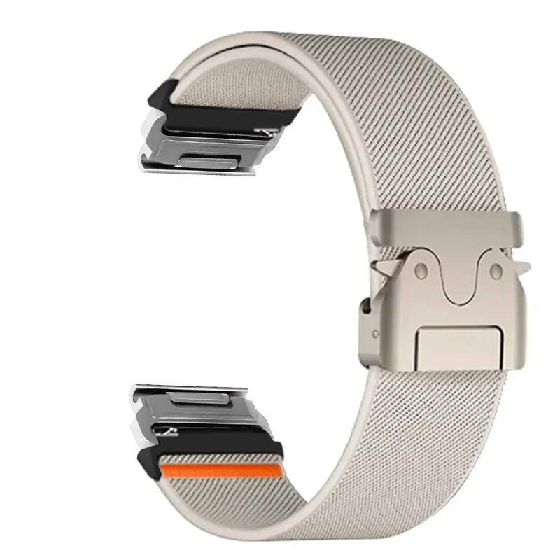 Nylon Smartwatch Bandje 22-26mm Militair Design Verstelbaar Unisex Polsband Sportief Universeel Compatibel | Sansoti