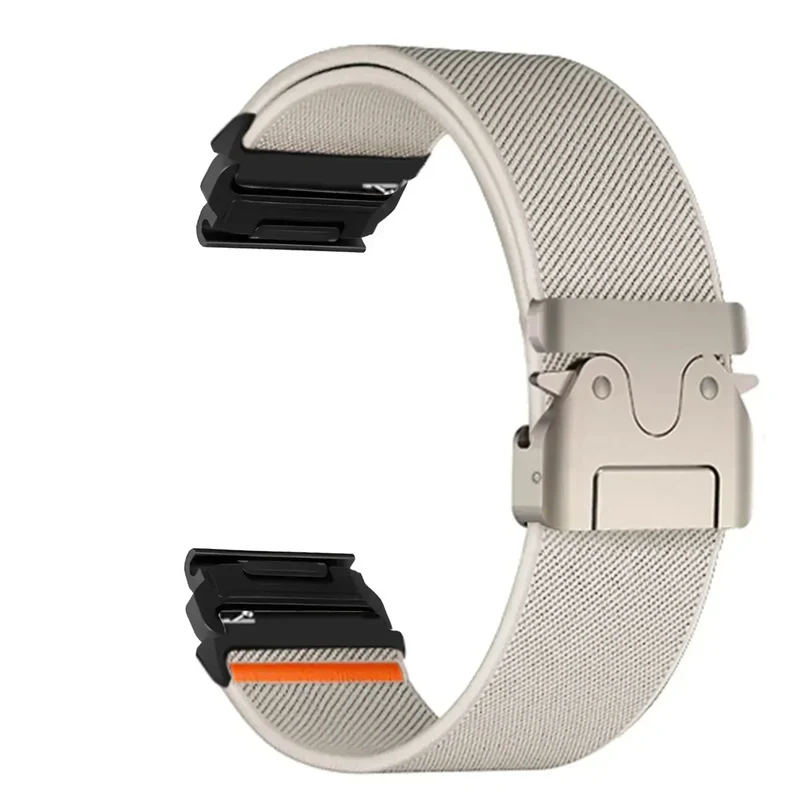 Nylon Smartwatch Bandje 22-26mm Militair Design Verstelbaar Unisex Polsband Sportief Universeel Compatibel | Sansoti
