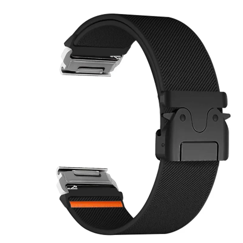 Nylon Smartwatch Bandje 22-26mm Militair Design Verstelbaar Unisex Polsband Sportief Universeel Compatibel | Sansoti
