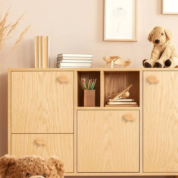 Wandhaken Hout Dieren Zelfklevend Kinderkamer Kapstokhaak Scandinavisch Design Kapstokhaakjes Muur Decoratie | Sansoti