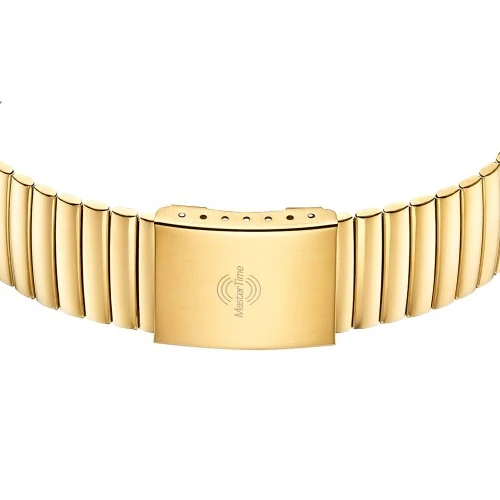 Master Time Super Power MTGA-10946-12Z Herren Armbanduhr Goldfarben • Funkuhrwerk • Leuchtzeiger & Leuchtziffern
