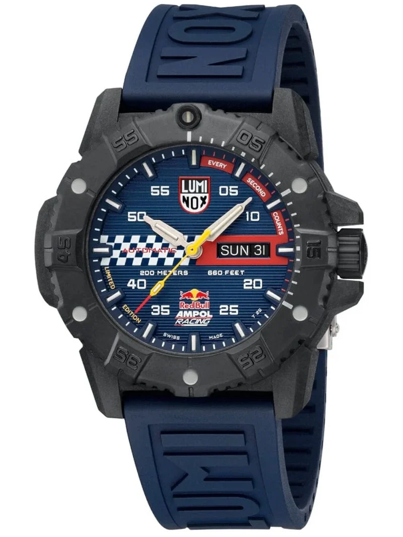 Luminox Master Carbon SEAL XS.3863.ARB Herrenuhr Schwarz-Rot • Schweizer Automatikwerk • Limited Edition 100 Stück