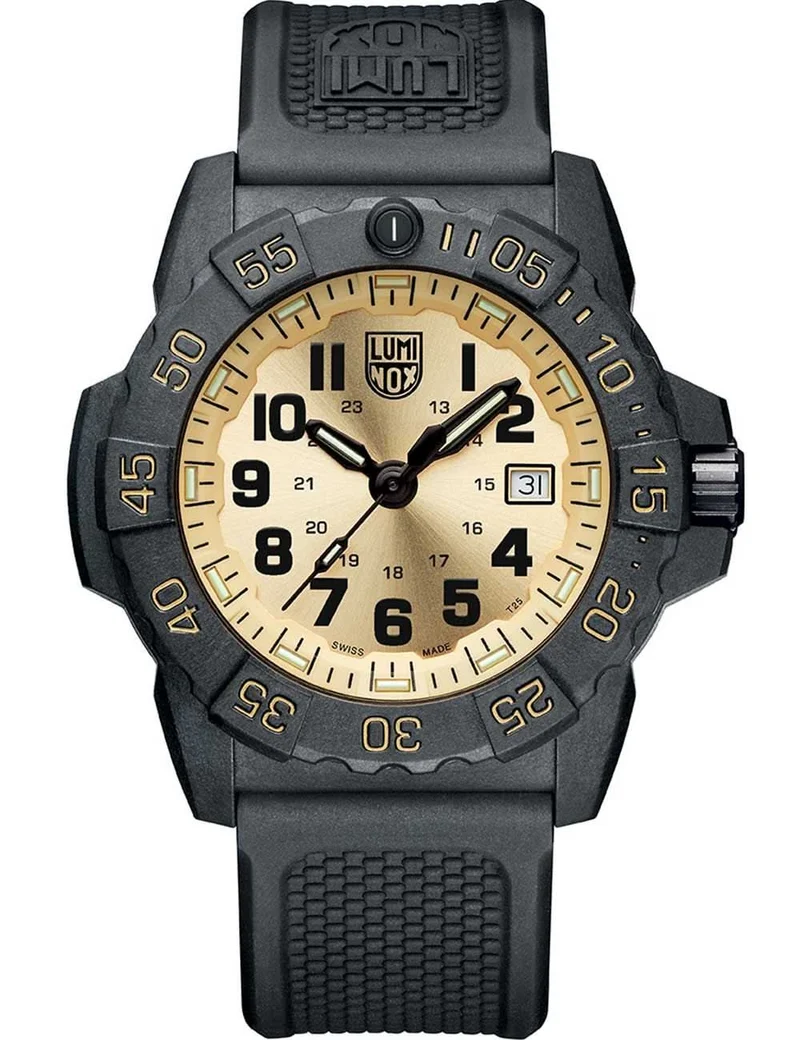 Luminox Navy SEAL Gold XS.3505.GP.1 Herren Armbanduhr • Limitierte Edition • CARBONOX-Gehäuse