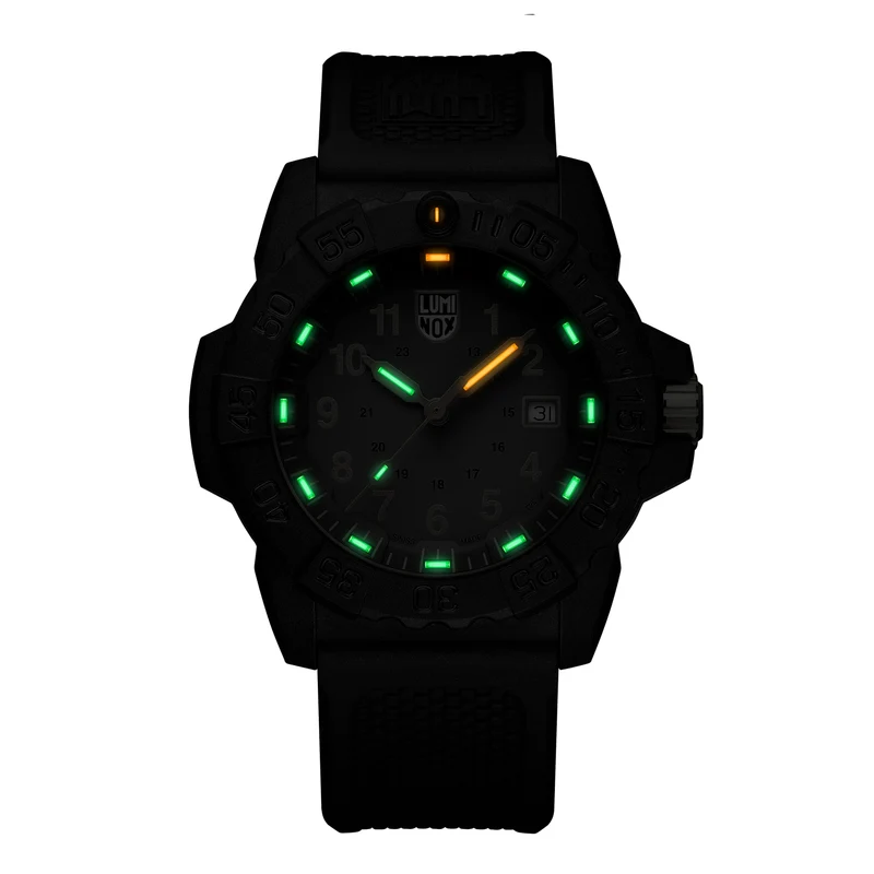 Luminox Navy SEAL XS.3508.GOLD Herren Armbanduhr Schwarz • CARBONOX™-Gehäuse • 25 Jahre Leuchttechnologie