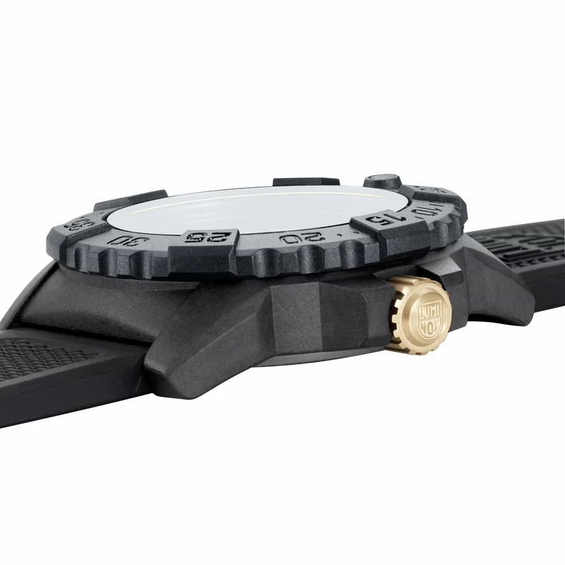 Luminox Navy SEAL XS.3508.GOLD Herren Armbanduhr Schwarz • CARBONOX™-Gehäuse • 25 Jahre Leuchttechnologie