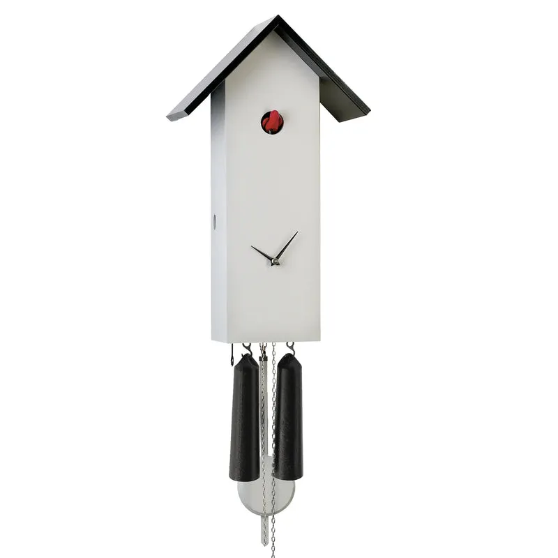 Rombach & Haas Classic SL35-9 Wanduhr Grau • Mechanisches 8-Tage-Werk • Original Schwarzwälder Kuckucksuhr