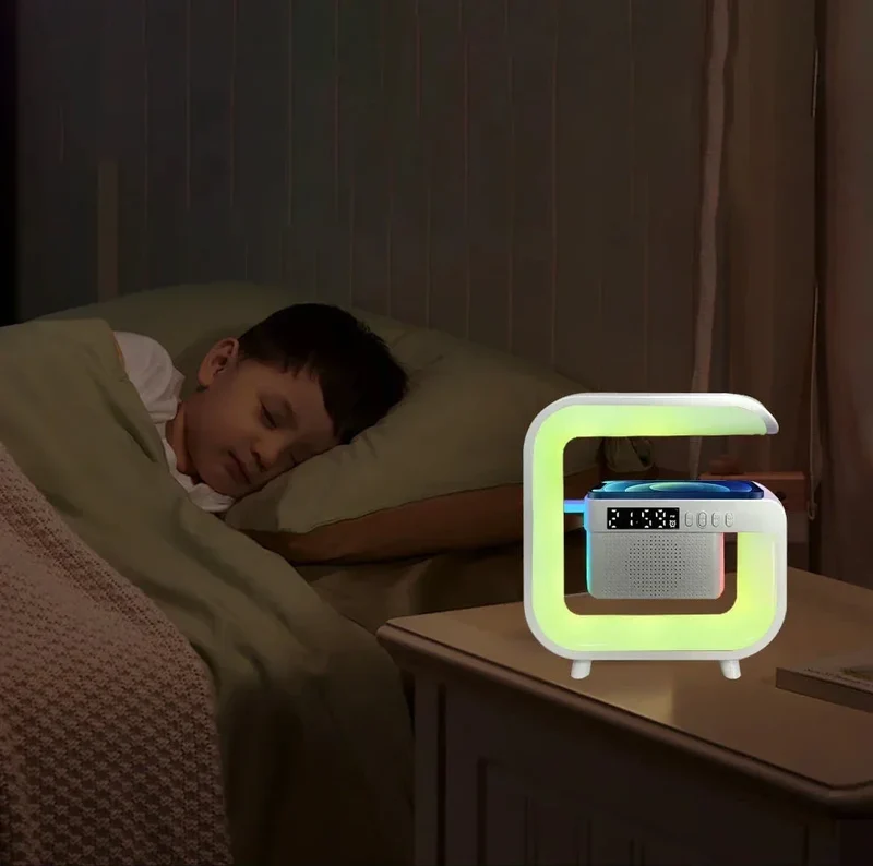 Lichttherapie Wecker Lampe mit Bluetooth