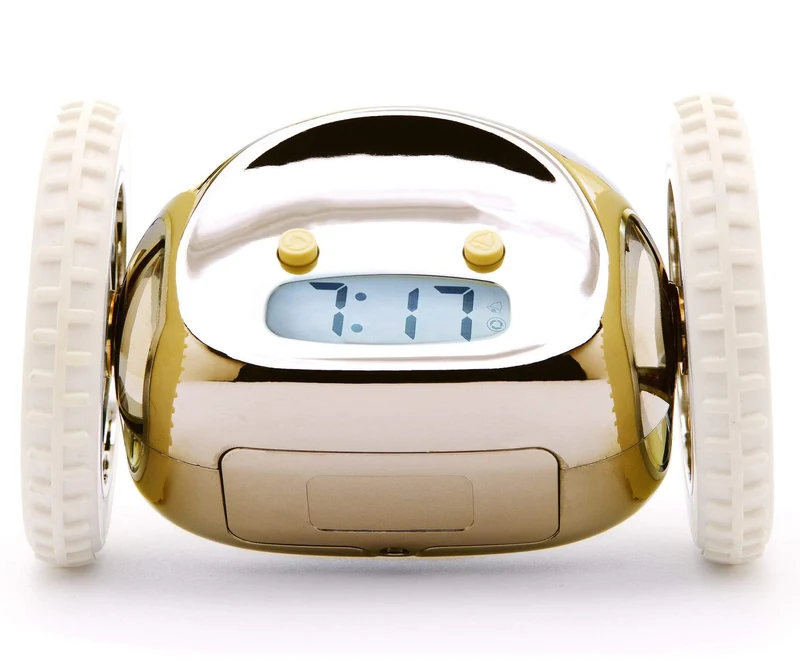 Clocky Gold - Wecker auf Rädern