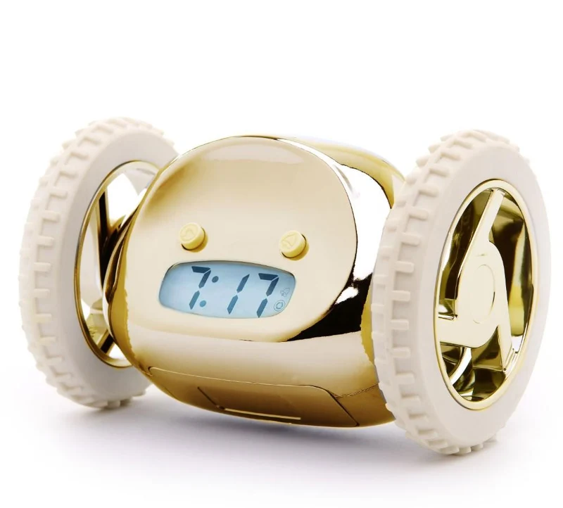 Clocky Gold - Wecker auf Rädern
