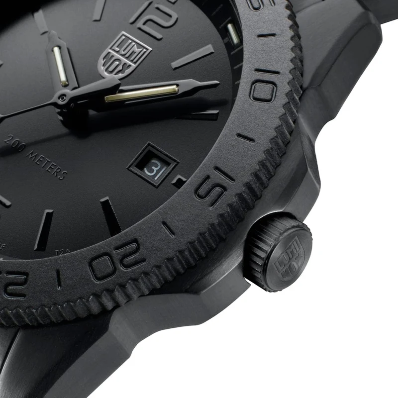 Luminox Pacific Diver XS.3121.BO.1 Herren Armbanduhr Schwarz • Saphirglas • 200 m Wasserdichtigkeit