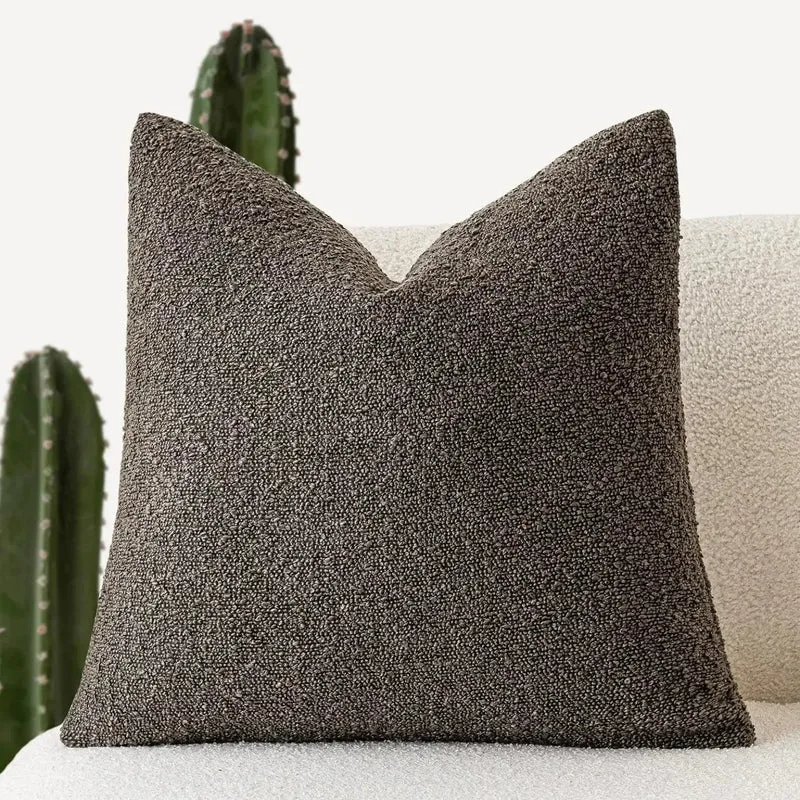 Kussenhoes Bouclé Luxe 45x45 Zacht Minimalistisch Design | Sansoti