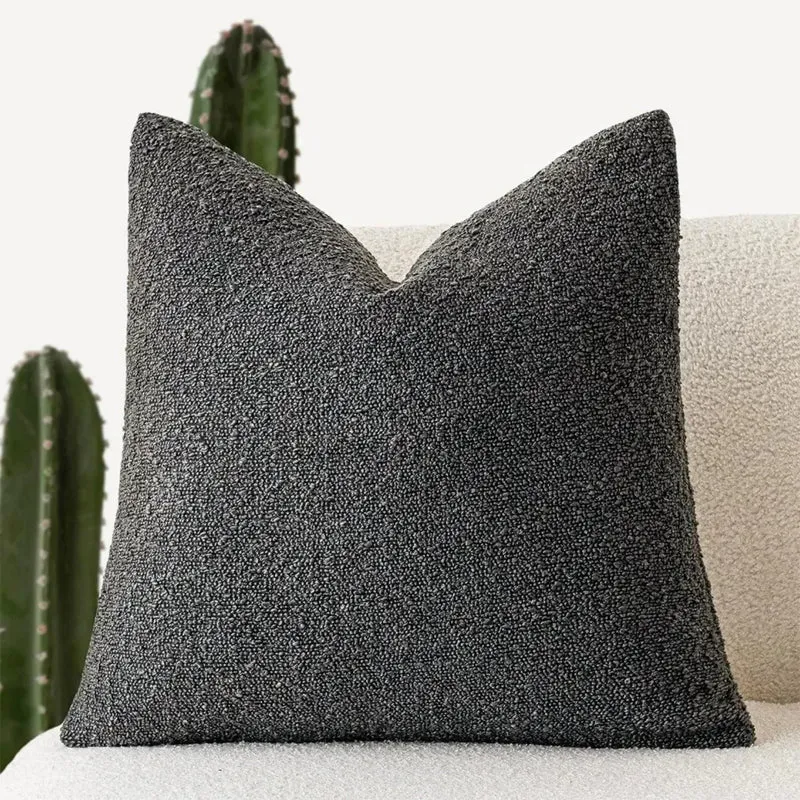 Kussenhoes Bouclé Luxe 45x45 Zacht Minimalistisch Design | Sansoti