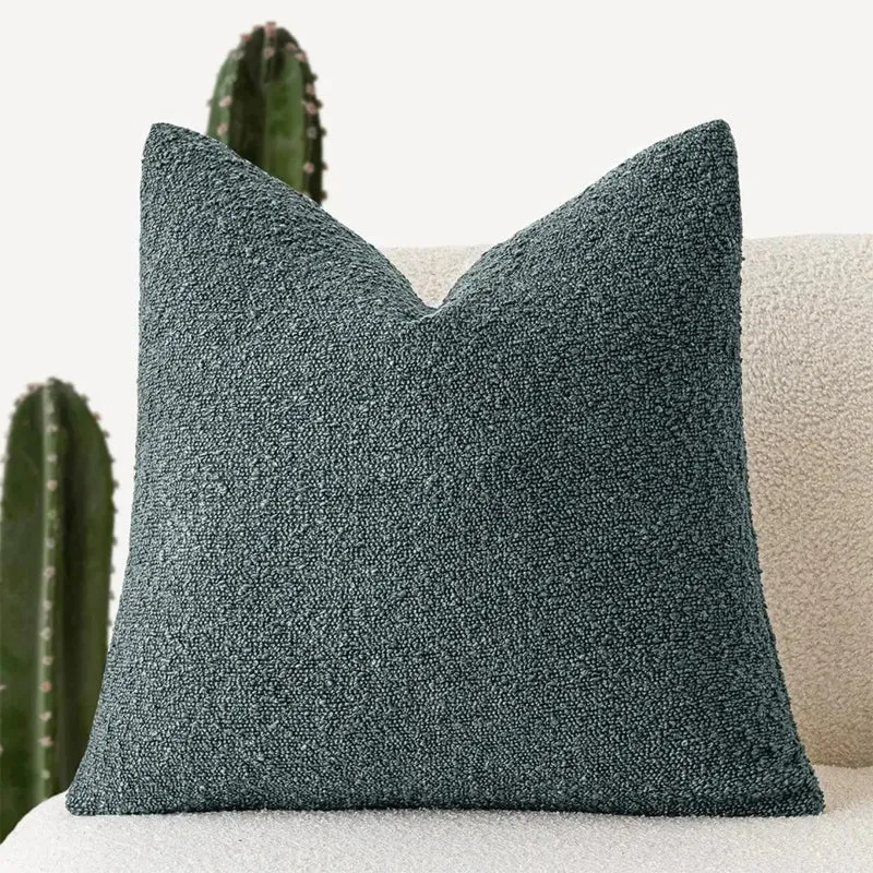Kussenhoes Bouclé Luxe 45x45 Zacht Minimalistisch Design | Sansoti