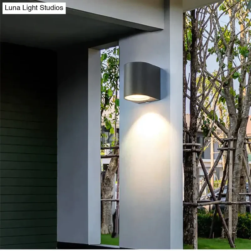 LED Buitenwandlamp Aluminium Vierkant Waterdicht IP65 Modern Design Tuinverlichting Portiekverlichting | Sansoti