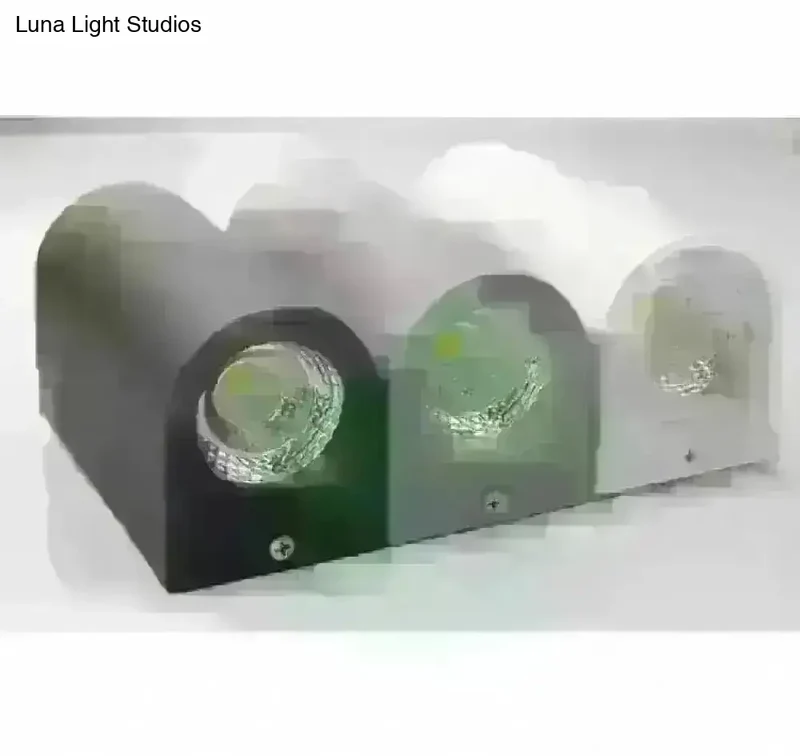 LED Buitenwandlamp Aluminium Vierkant Waterdicht IP65 Modern Design Tuinverlichting Portiekverlichting | Sansoti