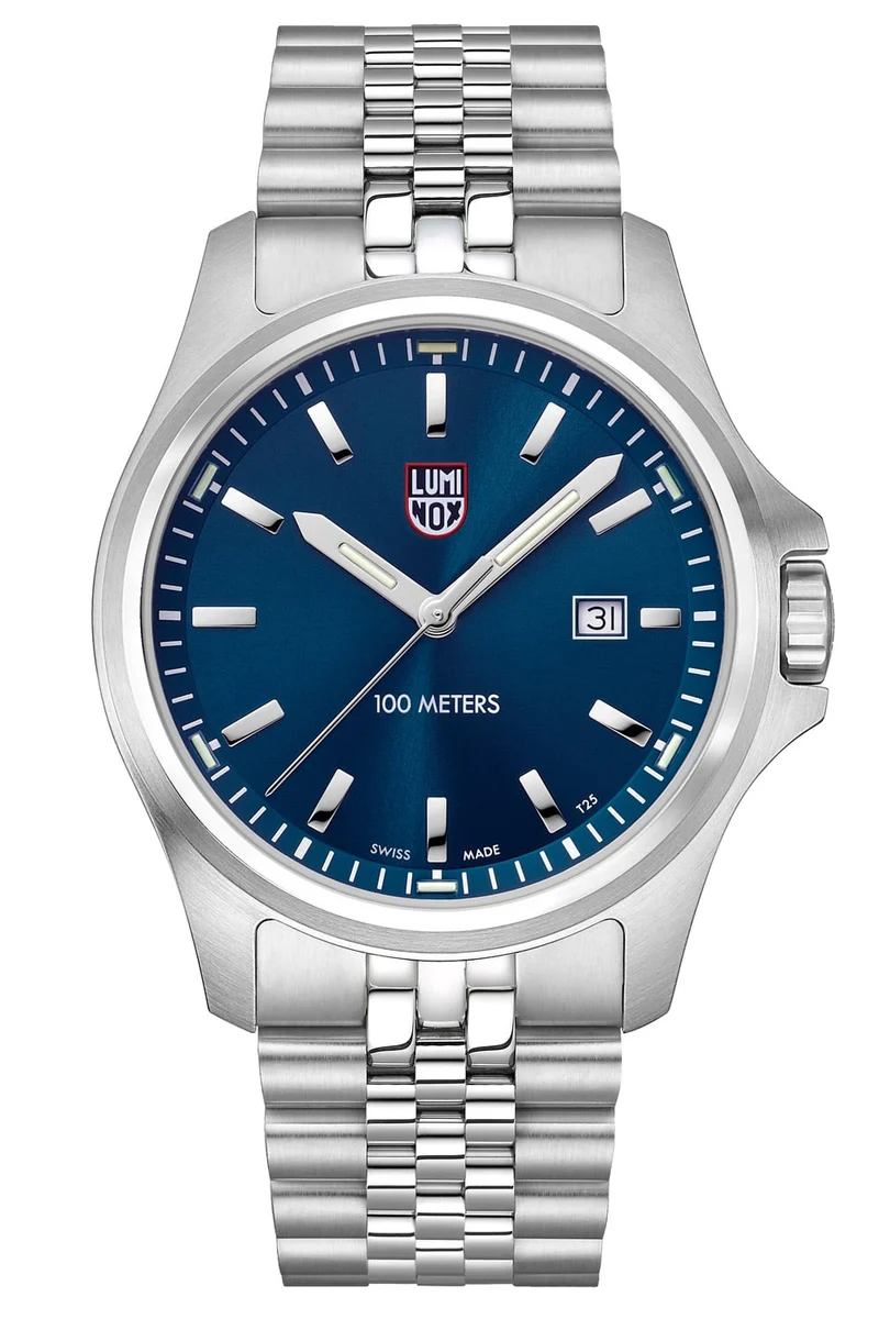 Luminox Dress Field XL.2523 Herren Armbanduhr Blau • Saphirglas • Schweizer Quarzwerk