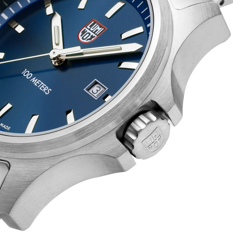 Luminox Dress Field XL.2523 Herren Armbanduhr Blau • Saphirglas • Schweizer Quarzwerk