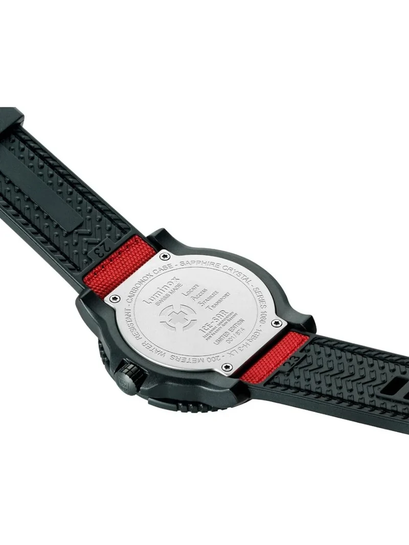 Luminox ICE-SAR 1080 XL.1095 Herren Armbanduhr Schwarz/Rot • Saphirglas • Limited Edition 874 Stück