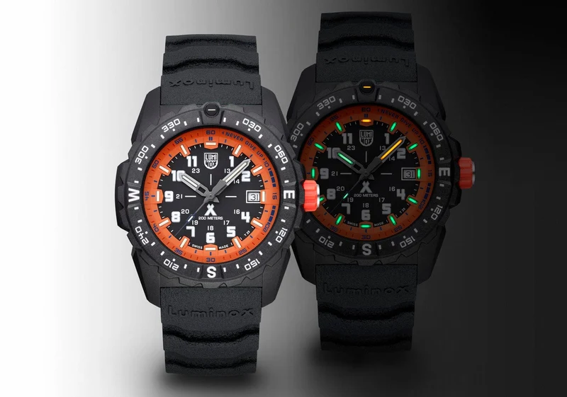 Luminox Bear Grylls Survival Mountain XB.3739 Herren Armbanduhr Orange • Saphirglas • CARBONOX™-Gehäuse
