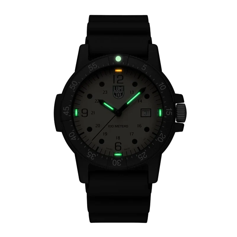 Luminox Sea Bass X2.2005 Herren Armbanduhr Schwarz/Gelb • CARBONOX™-Gehäuse • Luminox Light Technology