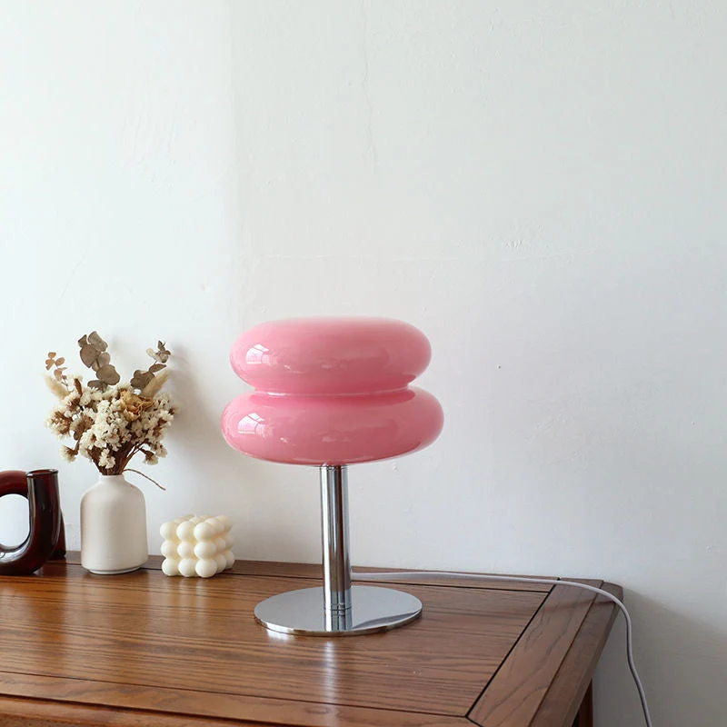 Tafellamp Glazen Ei Italiaans Designer Design LED Dimbaar Slaapkamer Woonkamer Studeerkamer Sfeerverlichting Draaiknop IJzer Glas