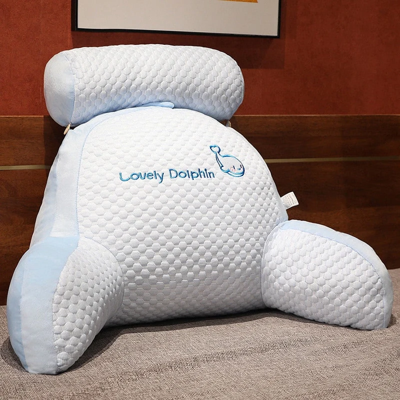 Rugsteunkussen met Cartoon Opdruk Boomwolmix voor Sofa Bank Gaming Stoel Lumbaalsteun Thuis Kantoor Comfort | Sansoti