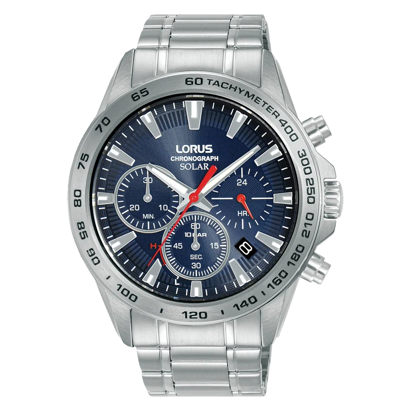 Lorus Sports RZ503AX9 Herrenuhr Chronograph • Solarwerk • Mineralglas