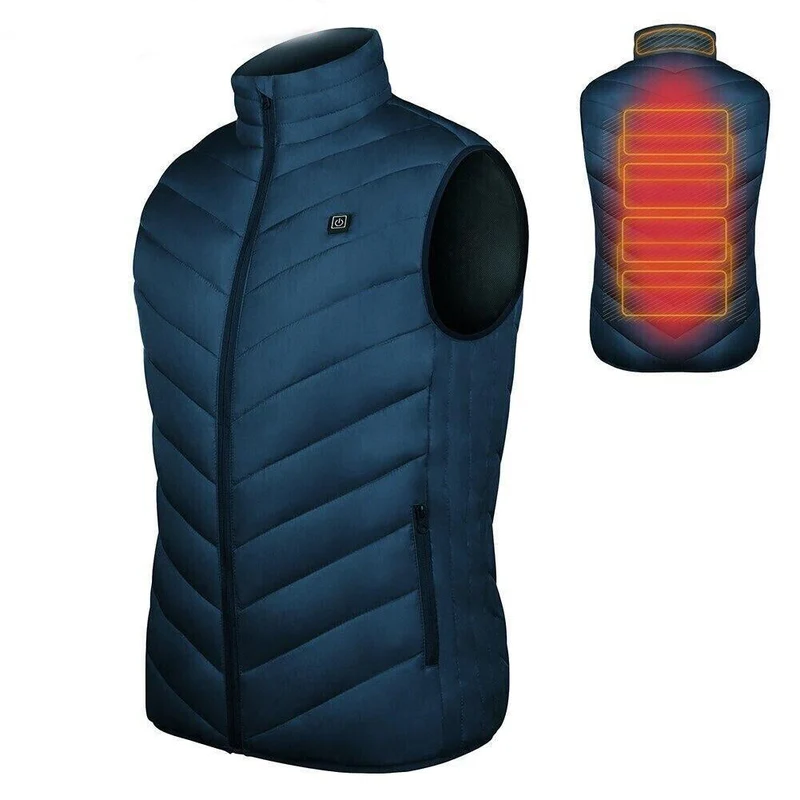 Verwarmbaar Bodywarmer Vest met Vier Warmtezones USB Verwarming Unisex Outdoor Winterkleding Thermisch | Sansoti