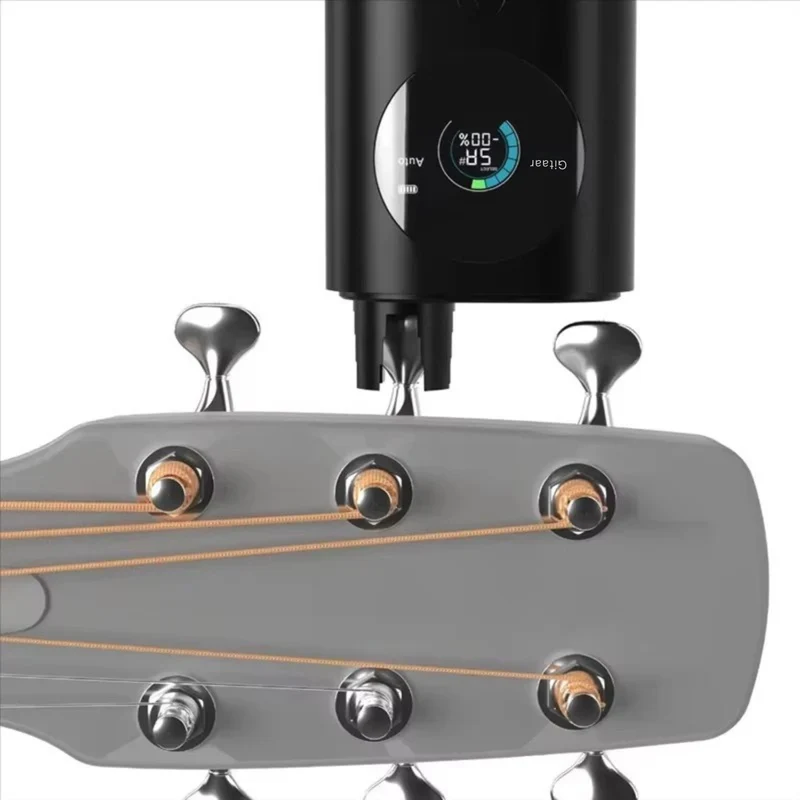 Automatische Snaarinstrument Stemmer met Snarenwinder voor Gitaar Bas Ukelele Oplaadbaar USB-C Accessoire | Sansoti
