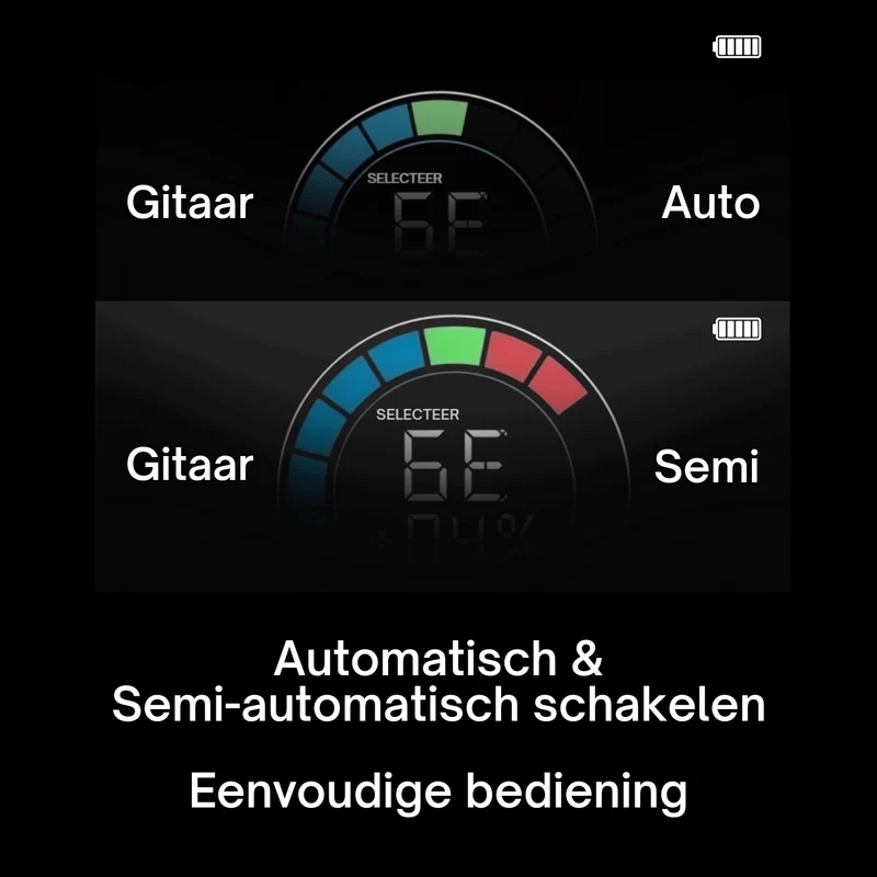 Automatische Snaarinstrument Stemmer met Snarenwinder voor Gitaar Bas Ukelele Oplaadbaar USB-C Accessoire | Sansoti