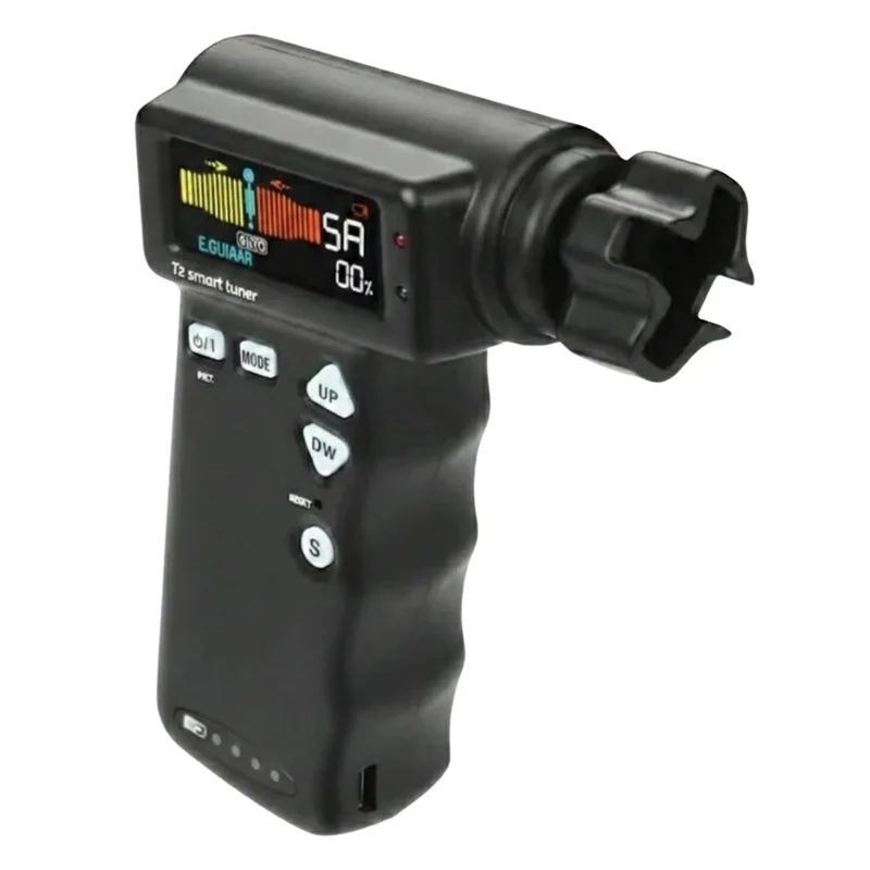 Automatische Snaarinstrument Stemmer met Snarenwinder voor Gitaar Bas Ukelele Oplaadbaar USB-C Accessoire | Sansoti