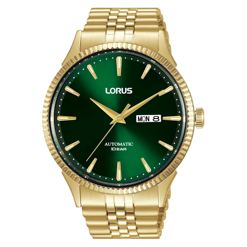 Lorus Classic RL468AX9 Herrenuhr Dunkelgrün • Automatikwerk • Mineralglas