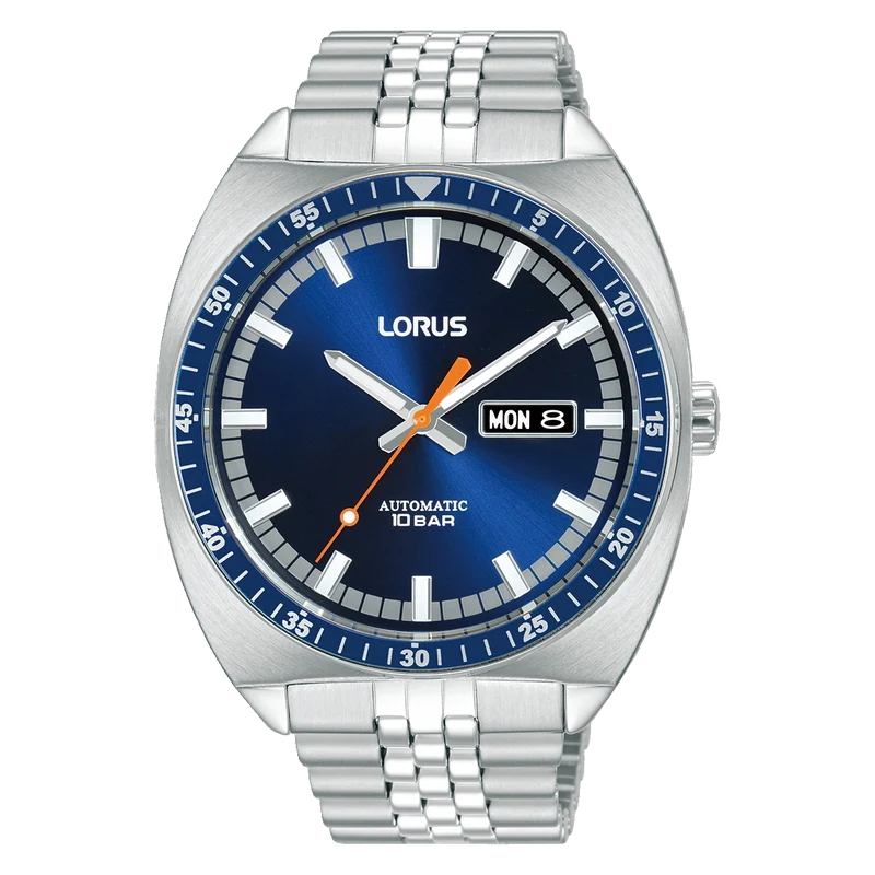 Lorus Sports RL441BX9 Herren Armbanduhr Dunkelblau • Automatikwerk • Mineralglas